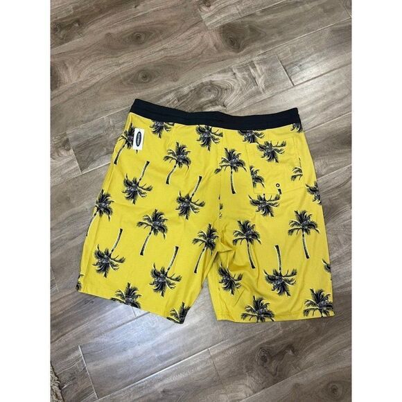 Old Navy Swim Trunks Palm Tree NWT Size 40 - Picture 3 of 3